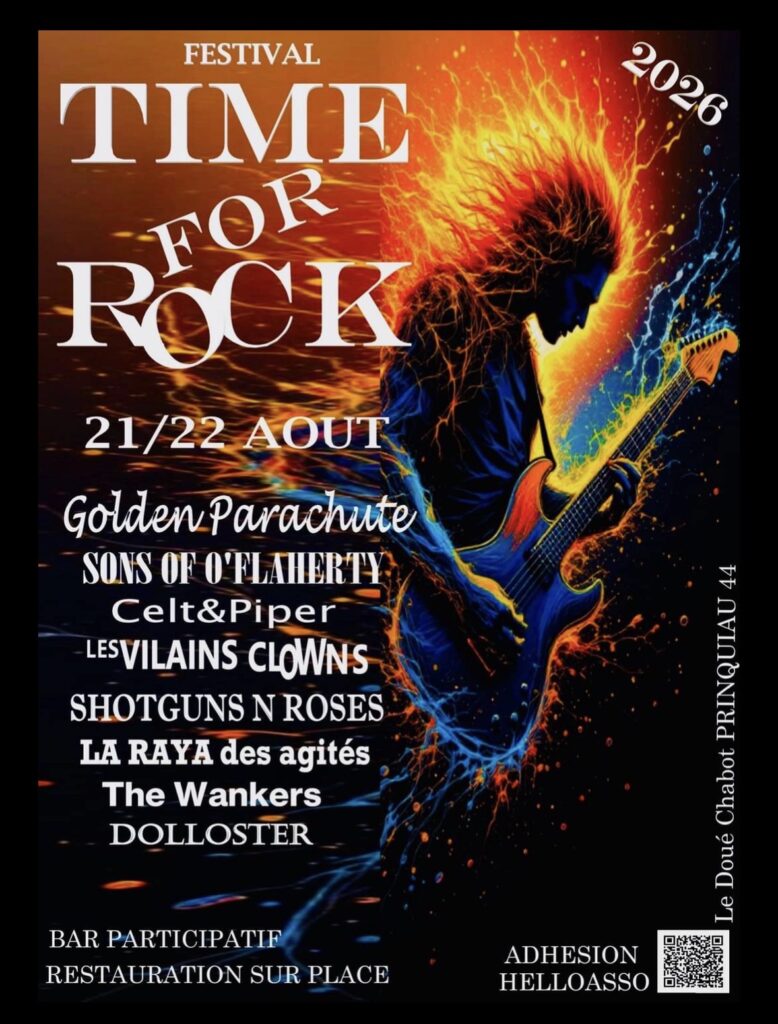 Time For Rock - Prinquiau 44 - 21/08/2026 Time For Rock